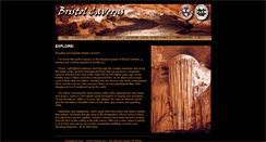 Desktop Screenshot of bristolcaverns.com