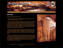 Tablet Screenshot of bristolcaverns.com